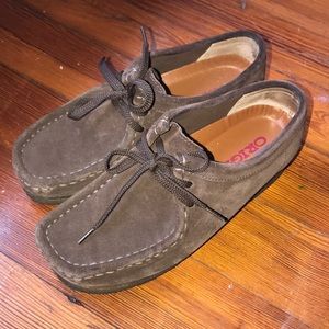 Chocolate Brown Clark Wallabees